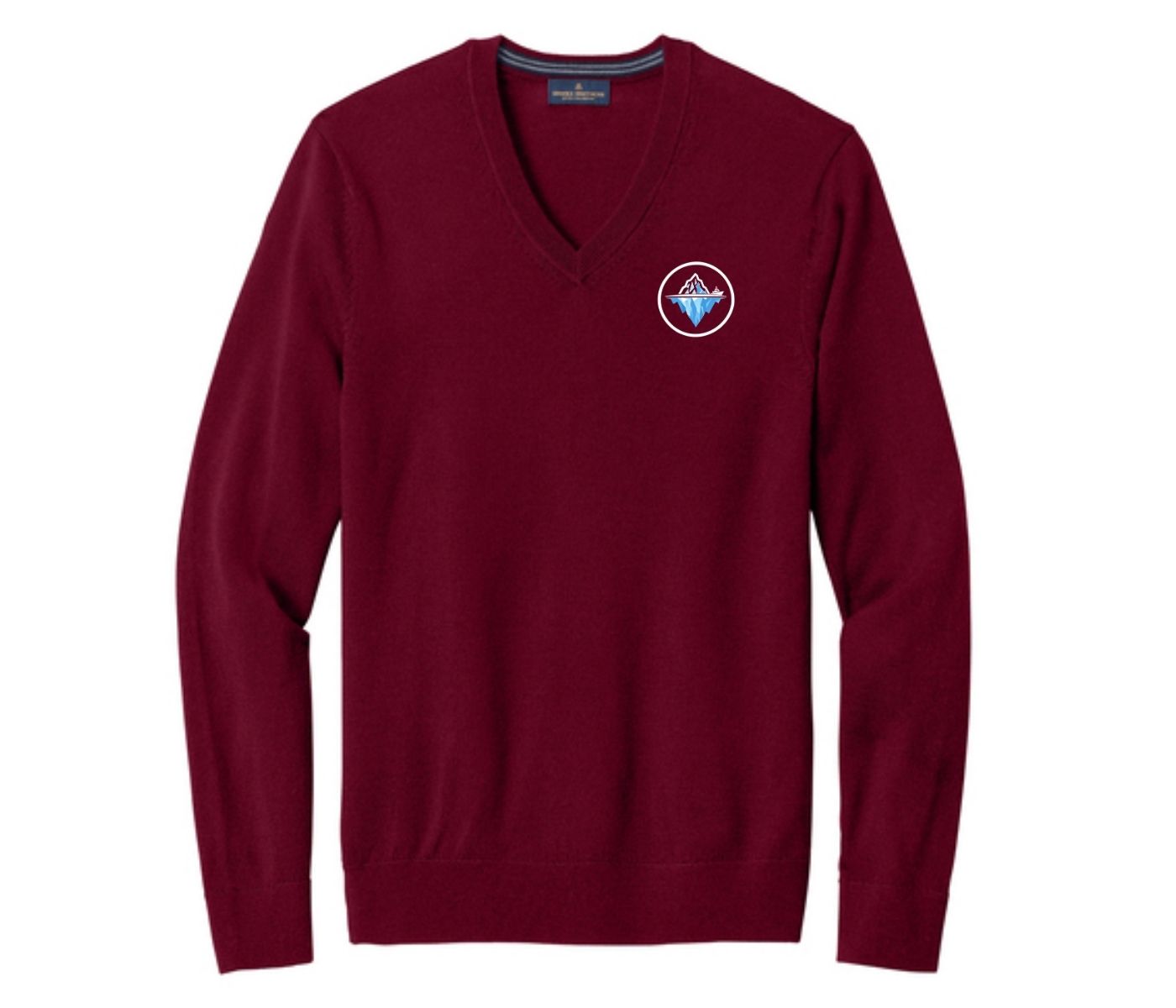 Men's Brooks Brothers Merino Travel Sweater - Size: S, Color: Barn, Size: M, Color: Barn, Size: L, Color: Barn, Size: Xl, Color: Barn, Size: 2xl, Color: Barn
