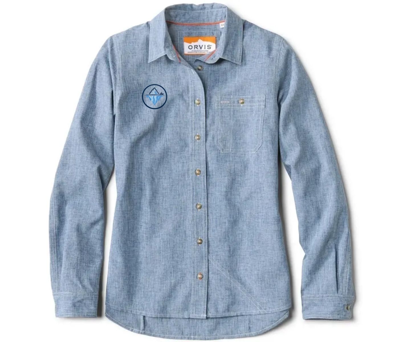 Women's Orvis Chambray Shirt - Size: Xs, Size: M, Size: L, Size: Xl