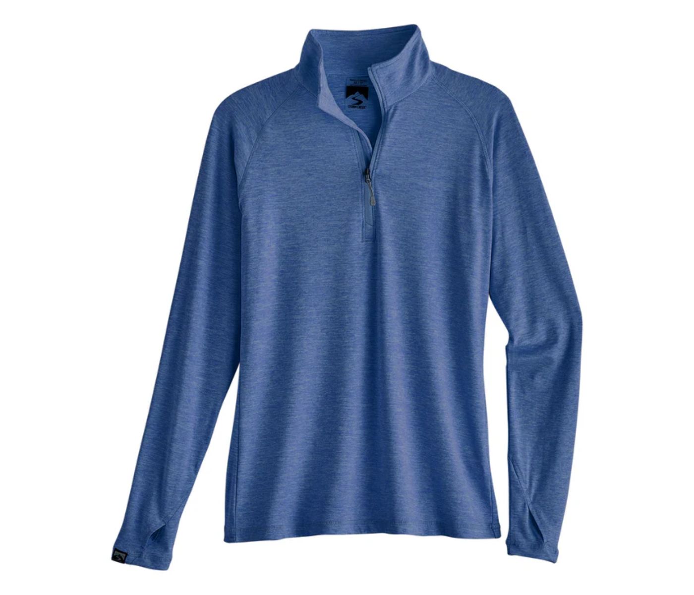 Women's Sueded Comfort 1/4 Zip - size: Small, color: Sky, size: Medium, color: Sky, size: Large, color: Sky, size: X-Large, color: Sky, size: 2X-Large, color: Sky, size: 3X-Large, color: Sky, size: 4X-Large, color: Sky