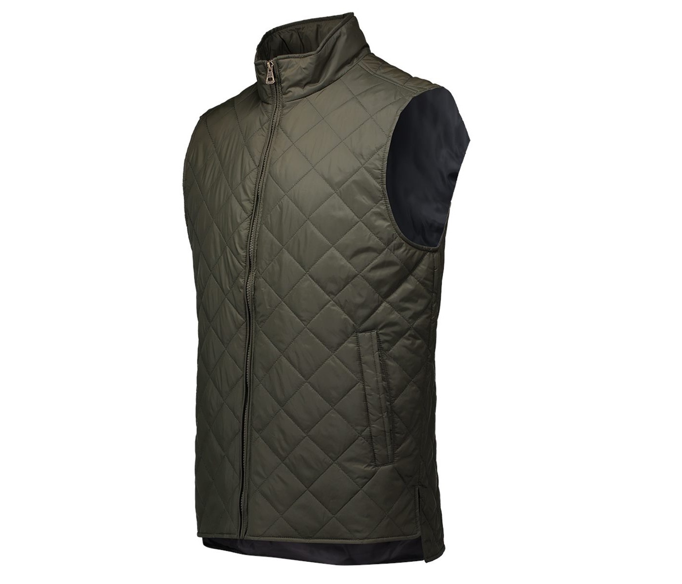Men's Diamond Quilted Travel Vest - Size: S, Color: Desertmoss, Size: M, Color: Desertmoss, Size: L, Color: Desertmoss, Size: Xl, Color: Desertmoss, Size: 2xl, Color: Desertmoss, Size: 3xl, Color: Desertmoss