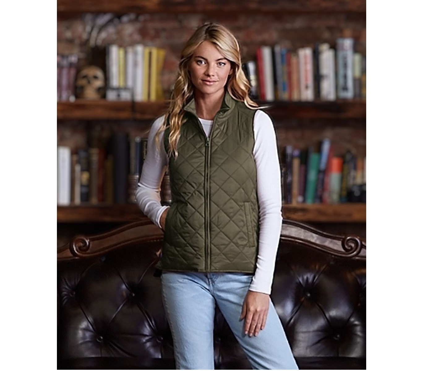 Women's Diamond Quilted Travel Vest